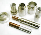 Different types of metal and non metals can be welded.